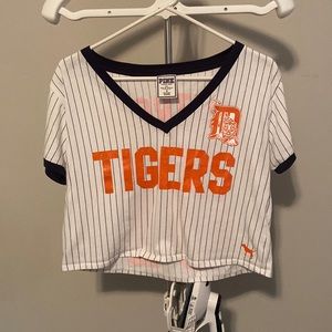 Victoria secret PINK Detroit Tigers crop top